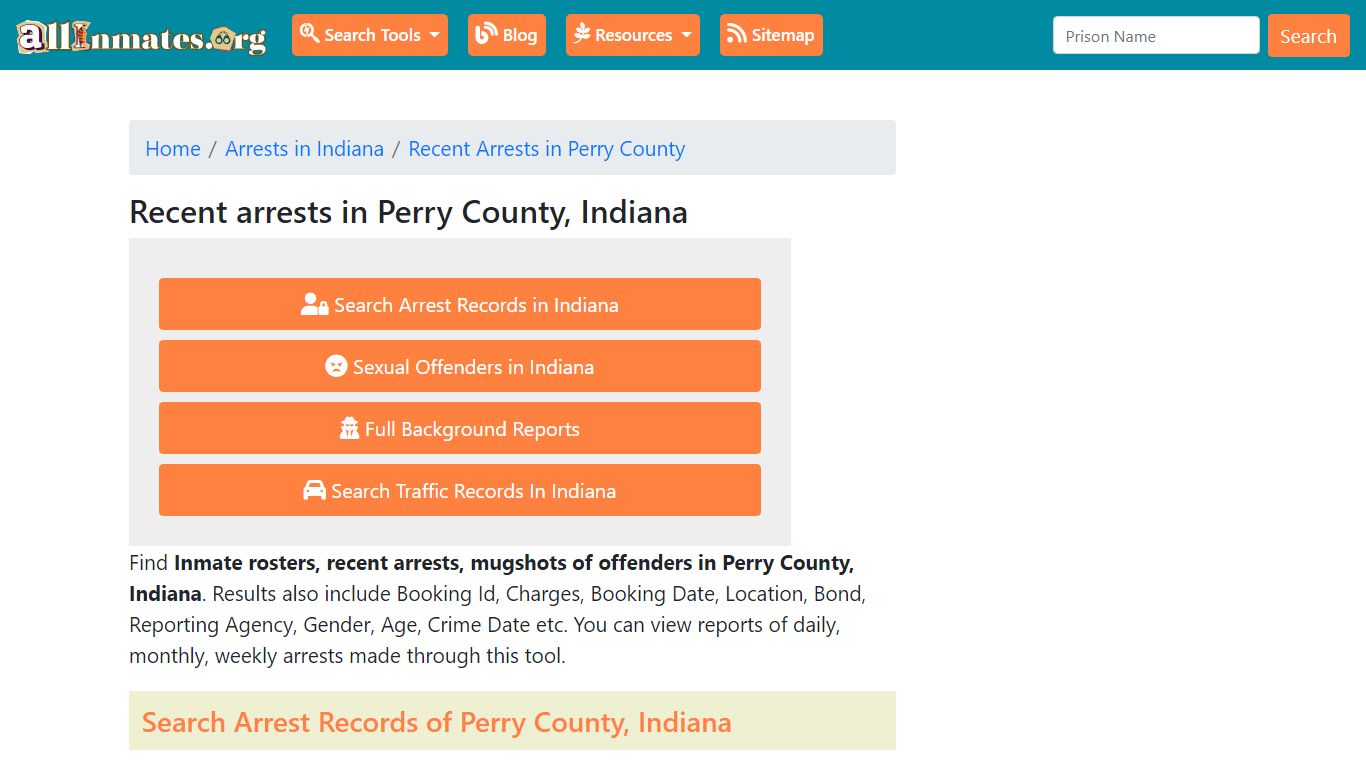 Recent arrests in Perry County, Indiana | Mugshots, Rosters, Inmates ...