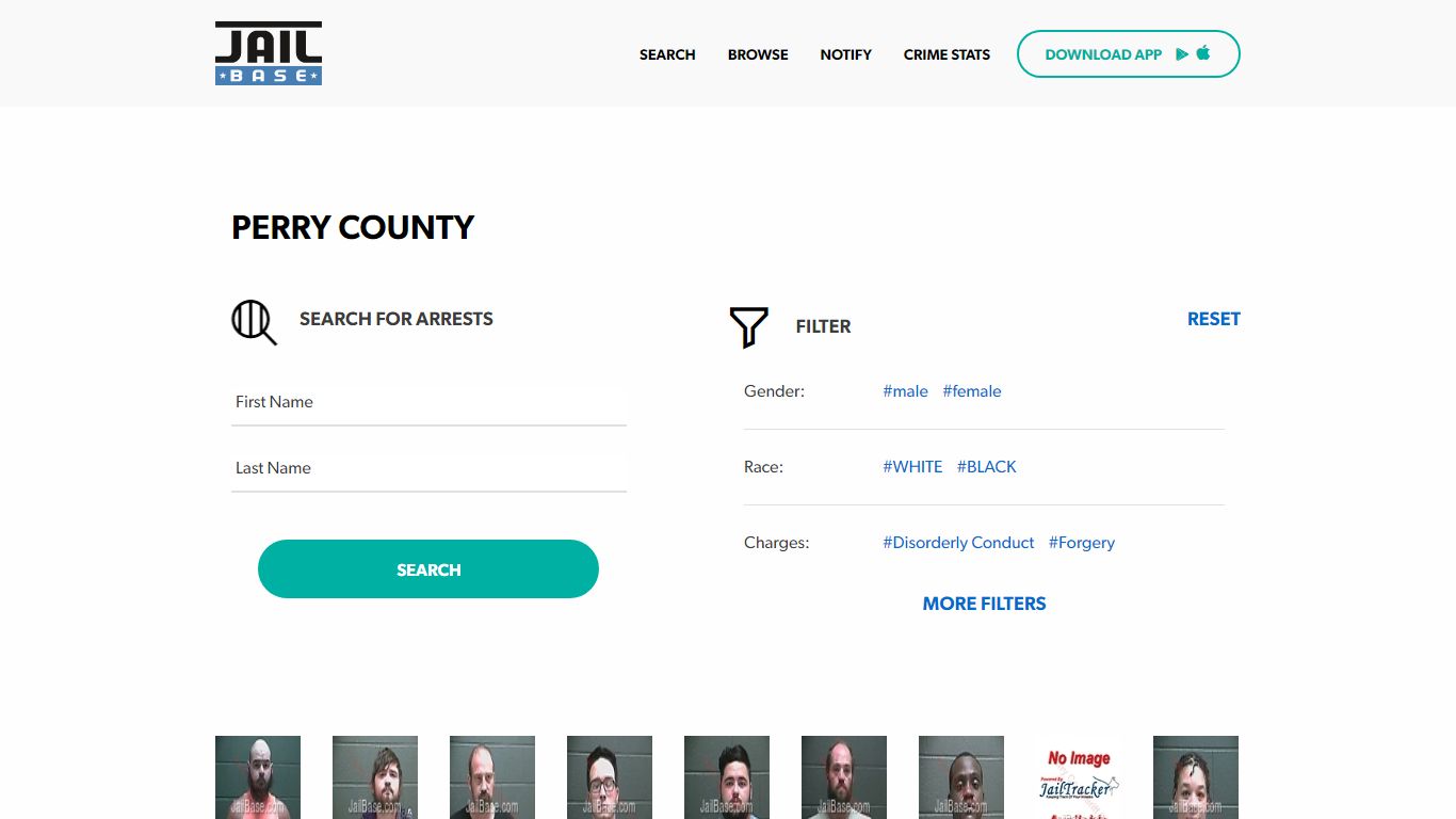 Perry County Jail Inmate Search and Mugshots | JailBase